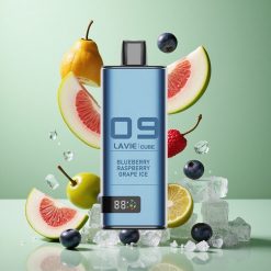 Lavie Cube 20000 Puffs Zemenes Aveņu Vīnogu Ledus Vienreizējās lietošanas Vape 28ML 2%/5% Nikotīna