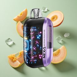 NEXA Ultra 50000 Pūpas Gruzijas Persiku Ledus ar 20ml Iepriekš Piepildīts un 0,9ohm Dūmu Spoles