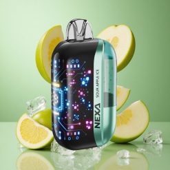 NEXA Ultra 50000 Puffs Skābā Ābola Ledus 20ml 800mah