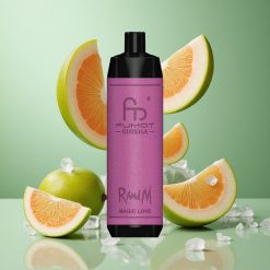 RandM Fumot Shisha 10000 Puffs Mīlestība 18ml e-šķidrums 850mAh Baterija