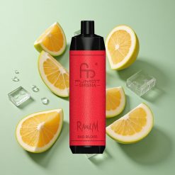 RandM Fumot Shisha 10000 Puffs Sarkanās Asinis Vienreizējās lietošanas Vape ar LED Indikatoru un 18ml e-smidzināšanas šķidrumu