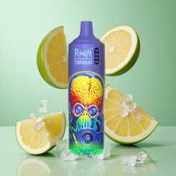 RandM Fumot Tornado 9000 Puffs Atjaunojamā Baterija 850 mAh Aukstā Piparmētra