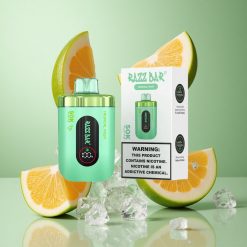 Razz Bar 50K Puffs Tropiskie Augļi 1.0 Ohm Mesh Coil Type-C Uzlāde