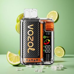 VOZOL Vista 20000 Puffs Citrons Laimes Akumulators 650mAh OLED Ekrāns