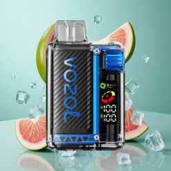 VOZOL Vista 20000 Puffs Zilā Aveņu Ledus ar OLED Ekrānu un 6-līmeņu Jaudas Regulēšanu